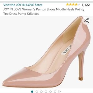 Womens nude high heel shoes/ pumps